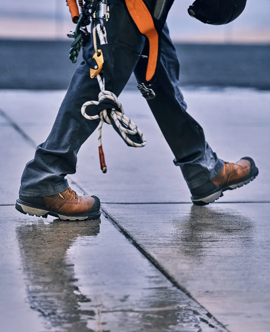 Men's CSA Camden 6" Waterproof Boot (Carbon Toe)  |  Dark Earth/Black KEEN