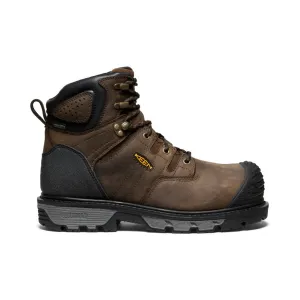Men's CSA Camden 6" Waterproof Boot (Carbon Toe)  |  Dark Earth/Black KEEN