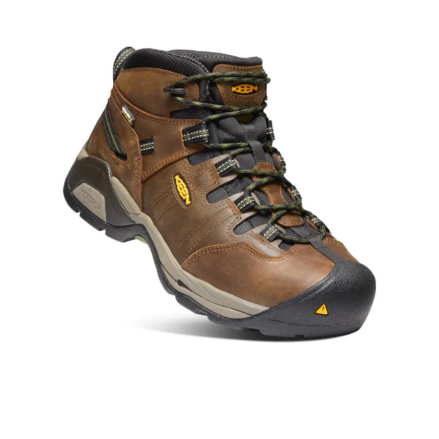 Men's Detroit XT Waterproof Boot (Steel Toe)  |  Cascade Brown/Bronze Green KEEN