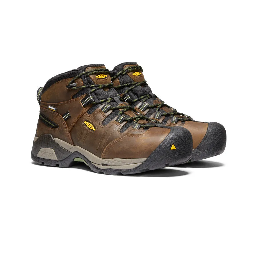 Men's Detroit XT Waterproof Boot (Steel Toe)  |  Cascade Brown/Bronze Green KEEN
