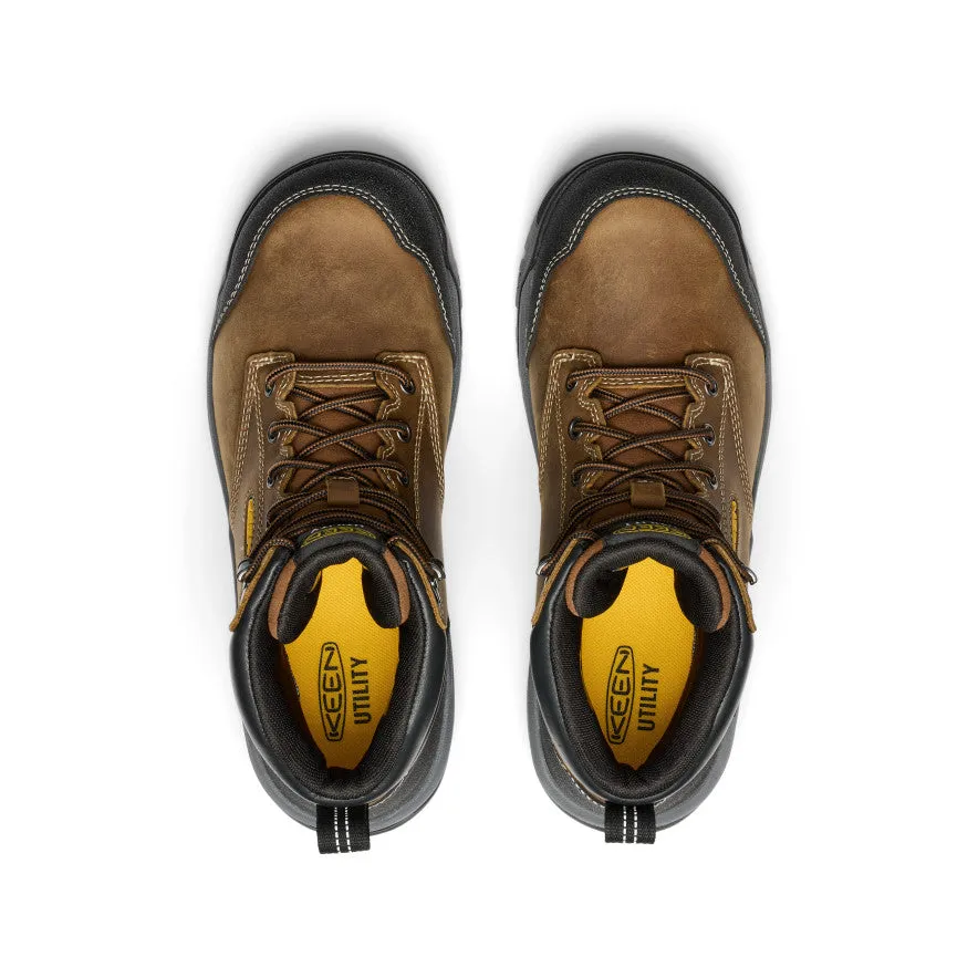 Men's Evanston 6" Waterproof Boot (Soft Toe)  |  Bison/Black KEEN