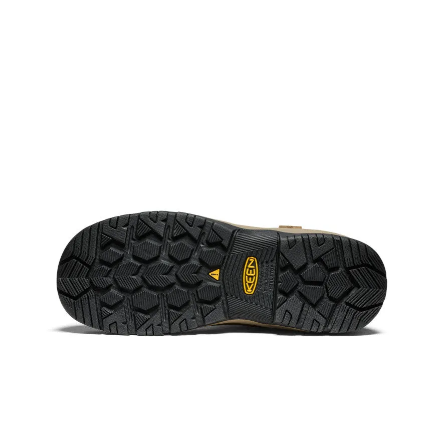 Men's Evanston Pull-On Waterproof Boot (Carbon Toe)  |  Bison/Black KEEN