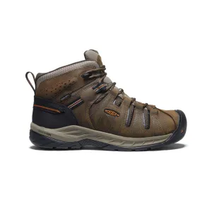 Men's Flint II Waterproof Mid (Soft Toe)  |  Black Olive/Brindle KEEN