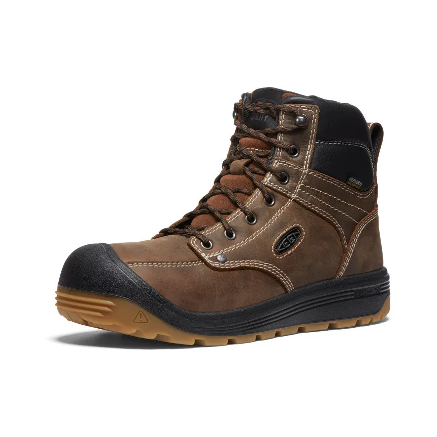 Men's Fort Wayne 6" Waterproof (Soft Toe)  |  Dark Earth/Gum KEEN