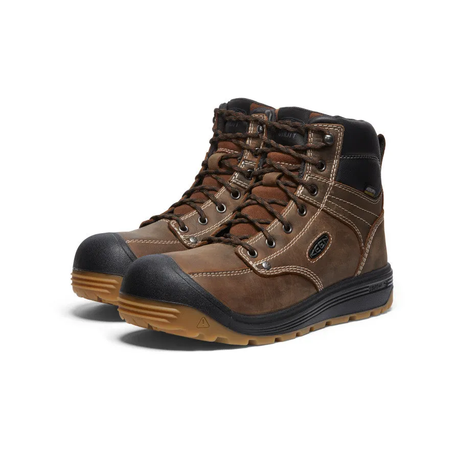 Men's Fort Wayne 6" Waterproof (Soft Toe)  |  Dark Earth/Gum KEEN