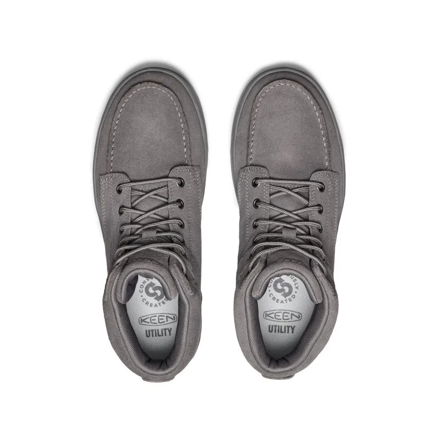 Men's Gibson Boot (Soft Toe)  |  Steel Grey/Steel Grey KEEN