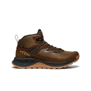 Men's Hightrail Waterproof Hiking Boot  |  Dark Earth/Oak Buff KEEN