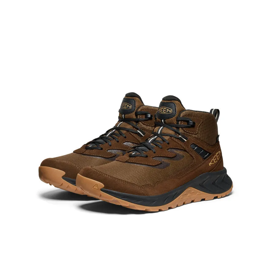 Men's Hightrail Waterproof Hiking Boot  |  Dark Earth/Oak Buff KEEN