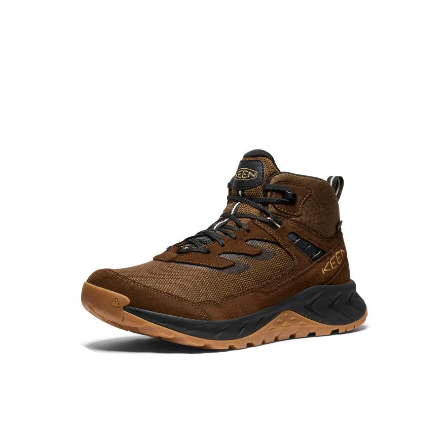 Men's Hightrail Waterproof Hiking Boot  |  Dark Earth/Oak Buff KEEN