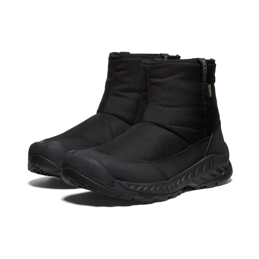 Men's Hood NXIS Waterproof Winter Pull-On  |  Black/Black KEEN
