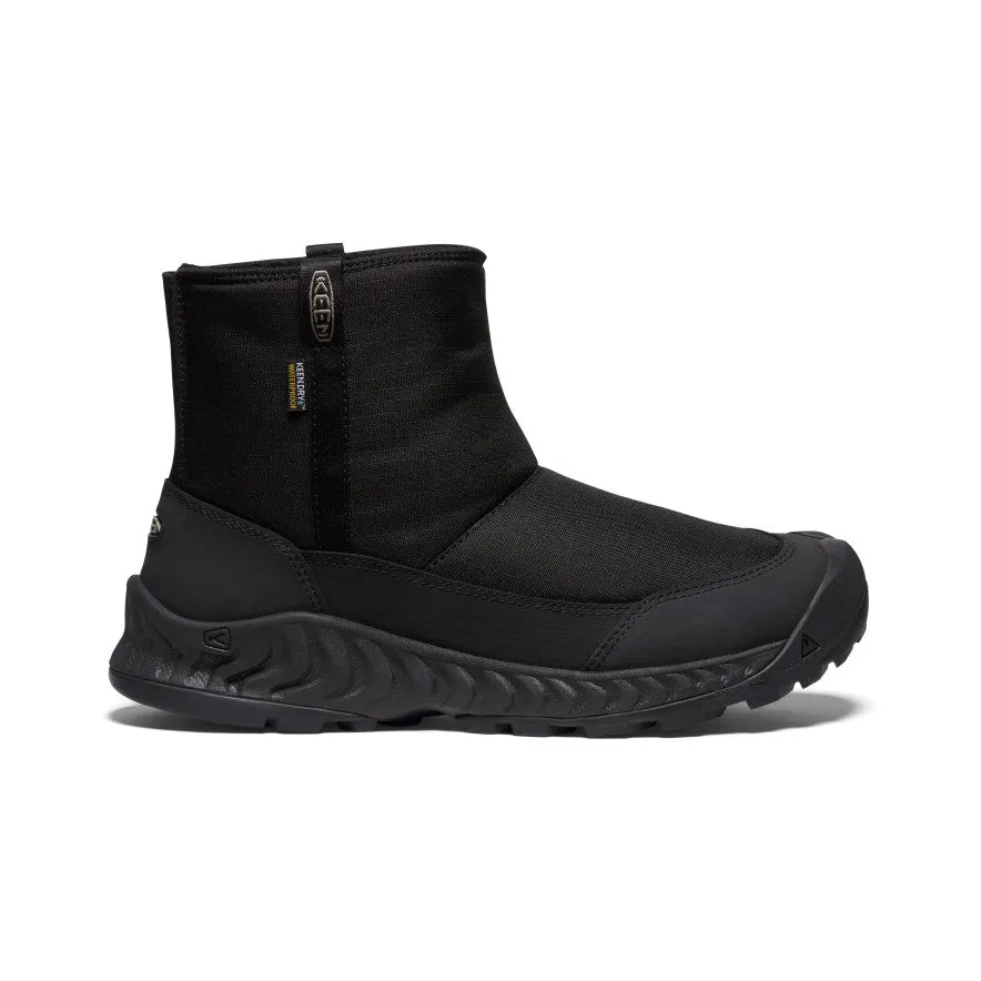 Men's Hood NXIS Waterproof Winter Pull-On  |  Black/Black KEEN