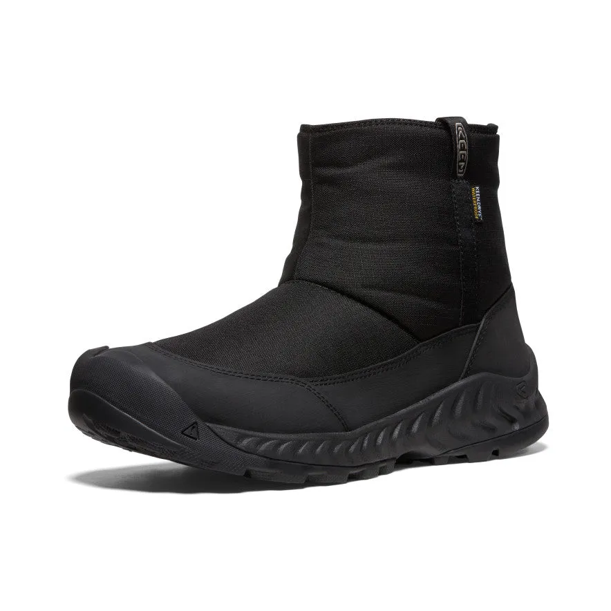 Men's Hood NXIS Waterproof Winter Pull-On  |  Black/Black KEEN