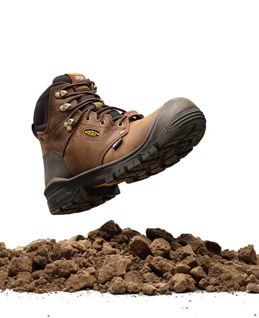 Men's Independence 6" Waterproof Boot (Carbon Toe)  |  Dark Earth/Black KEEN
