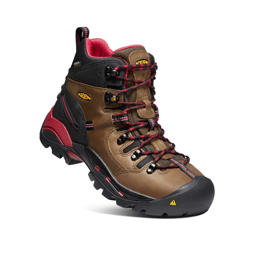Men's Pittsburgh 6" Waterproof Boot (Steel Toe)  |  Bison KEEN