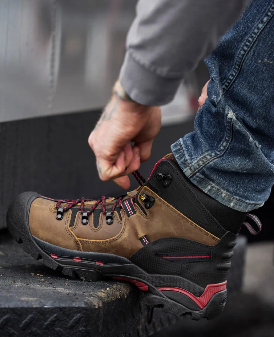 Men's Pittsburgh 6" Waterproof Boot (Steel Toe)  |  Bison KEEN