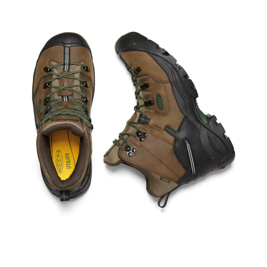 Men's Pittsburgh Energy 6" Waterproof Boot (Soft Toe)  |  Cascade Brown/Greener Pastures KEEN