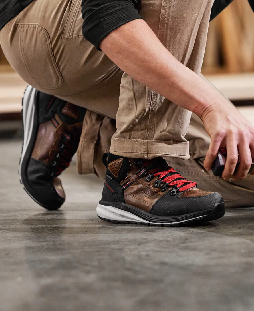 Men's Red Hook Waterproof Boot (Soft Toe)  |  Tobacco/Black KEEN