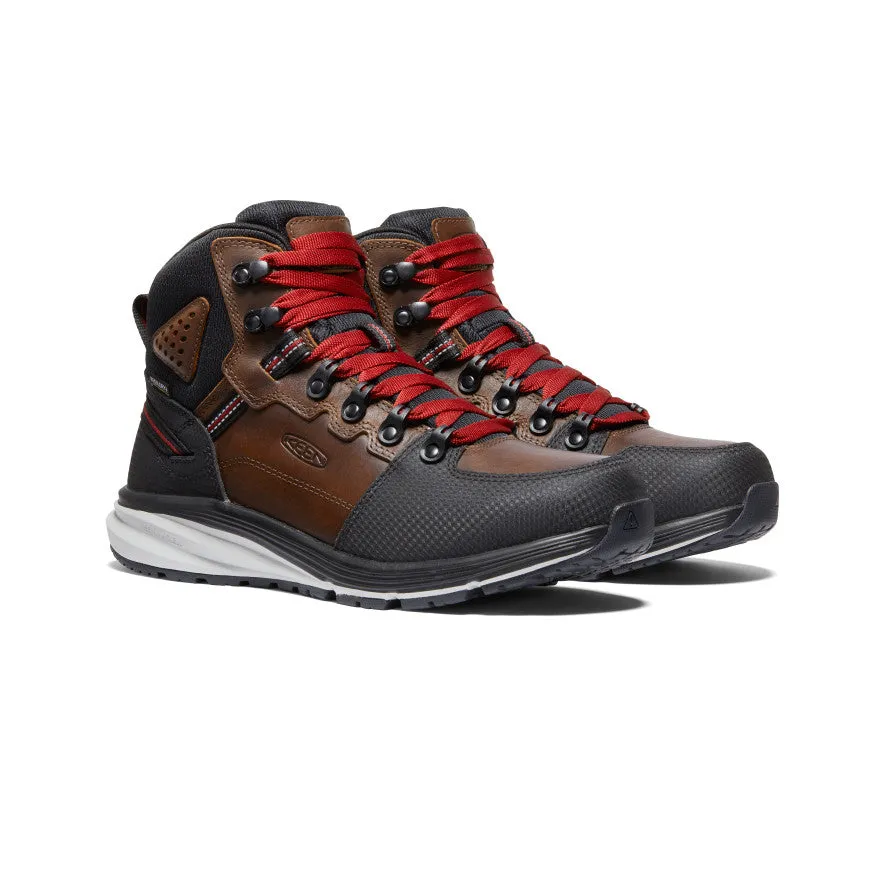 Men's Red Hook Waterproof Boot (Soft Toe)  |  Tobacco/Black KEEN