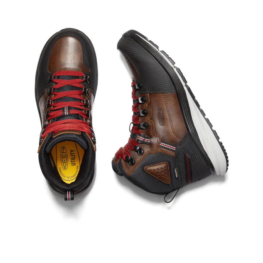 Men's Red Hook Waterproof Boot (Soft Toe)  |  Tobacco/Black KEEN