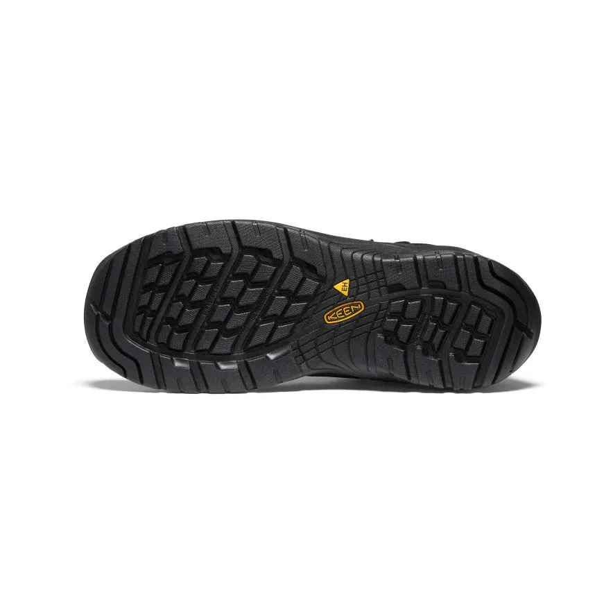 Men's Reno Waterproof Mid (Soft Toe)  |  Black/Black KEEN