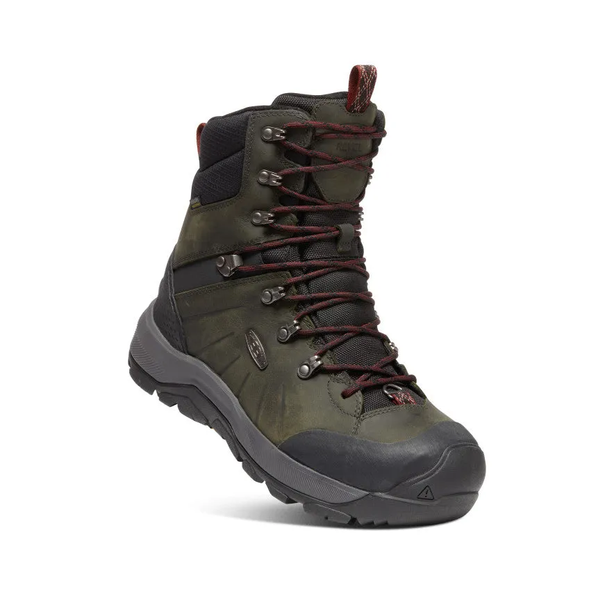 Men's Revel IV High Polar Waterproof Boot  |  Magnet/Red Carpet KEEN