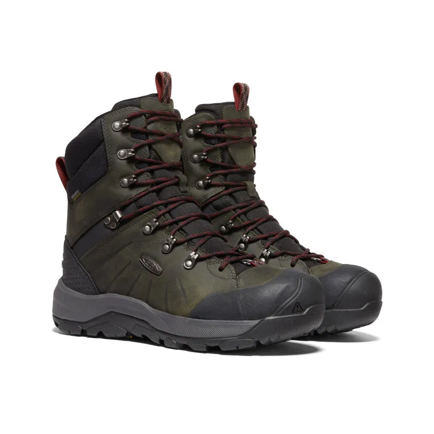 Men's Revel IV High Polar Waterproof Boot  |  Magnet/Red Carpet KEEN