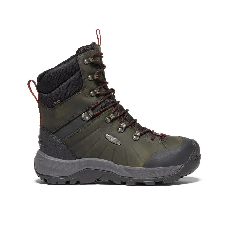 Men's Revel IV High Polar Waterproof Boot  |  Magnet/Red Carpet KEEN