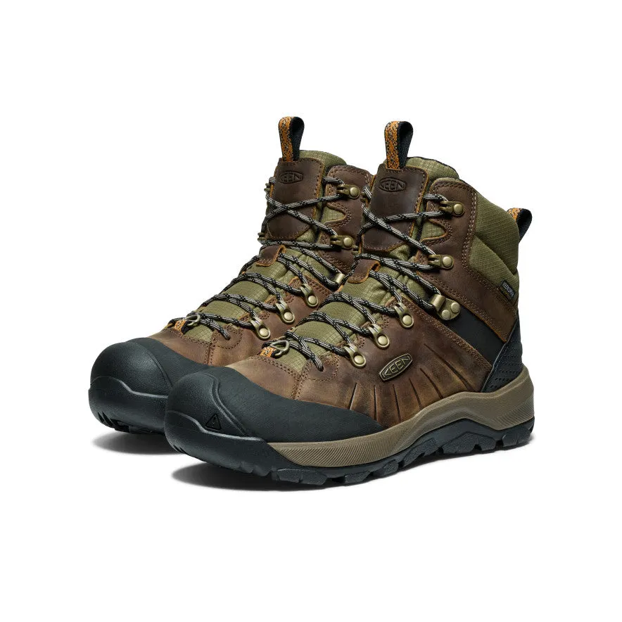 Men's Revel IV Polar Waterproof Boot  |  Bison/Orange Pepper KEEN