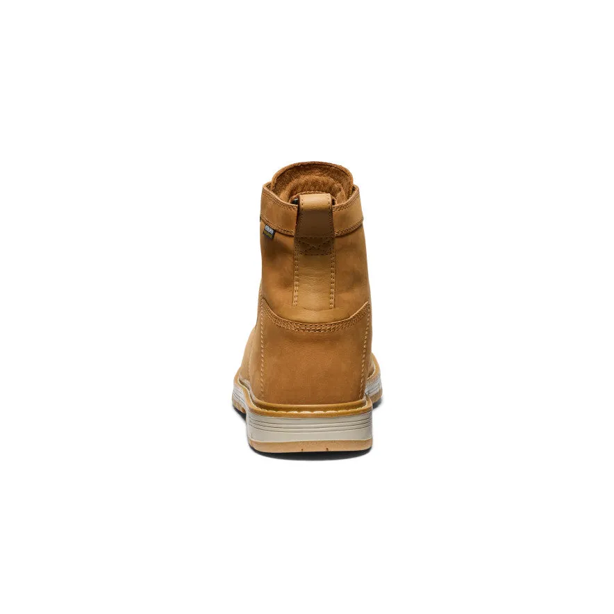 Men's San Jose 6" Waterproof 90 Heel Boot (Aluminum Toe)  |  Bistre/Gum KEEN