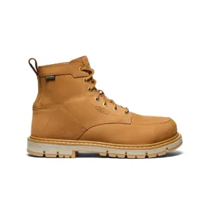 Men's San Jose 6" Waterproof 90 Heel Boot (Aluminum Toe)  |  Bistre/Gum KEEN