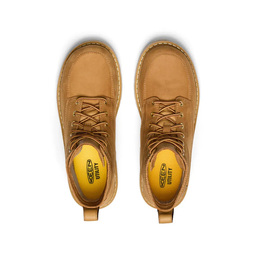 Men's San Jose 6" Waterproof 90 Heel Boot (Soft Toe)  |  Bistre/Gum KEEN