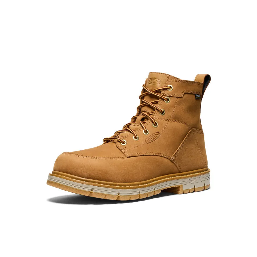 Men's San Jose 6" Waterproof 90 Heel Boot (Soft Toe)  |  Bistre/Gum KEEN