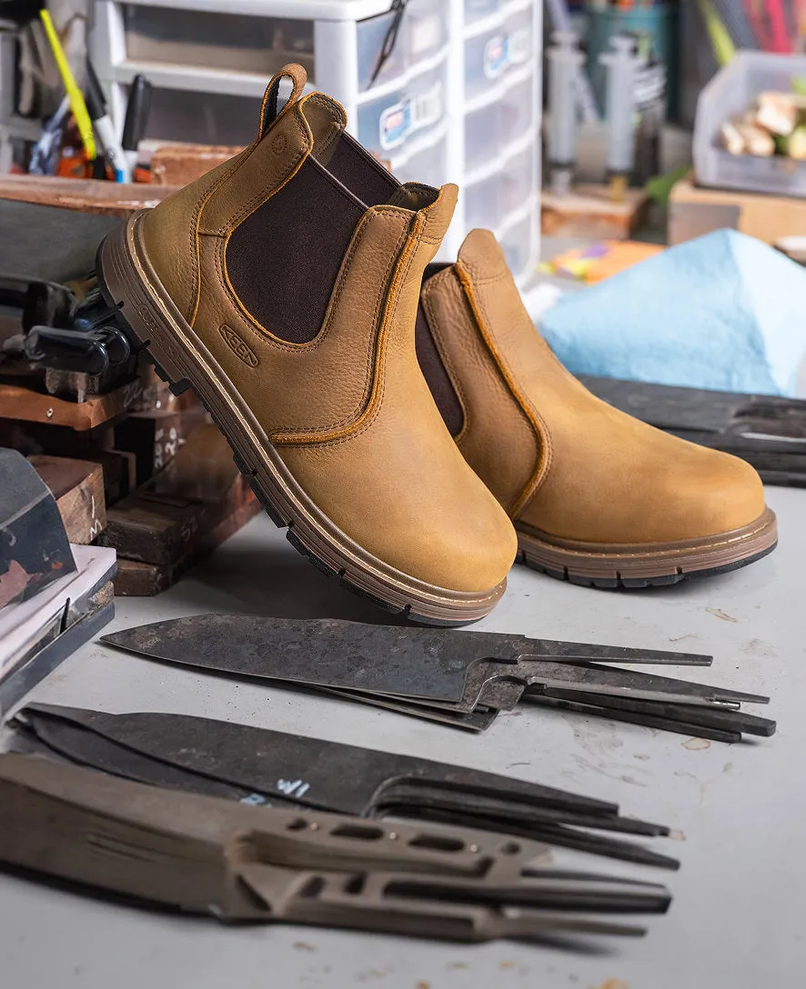 Men's San Jose Chelsea 90 Heel Boot (Soft Toe)  |  Belgian/Gum KEEN