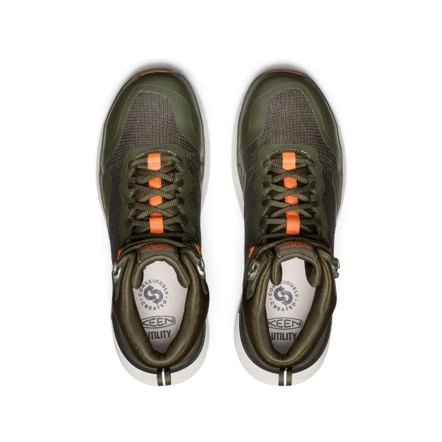 Men's Synchro Waterproof Work Boot (Carbon Toe)  |  Forest Night/Gum KEEN