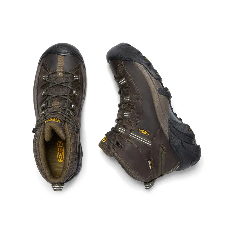 Men's Targhee II Waterproof Mid Wide  |  Canteen/Dark Olive KEEN