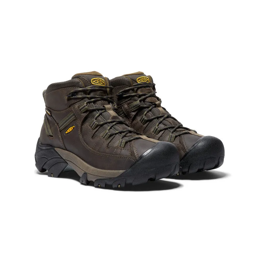Men's Targhee II Waterproof Mid Wide  |  Canteen/Dark Olive KEEN