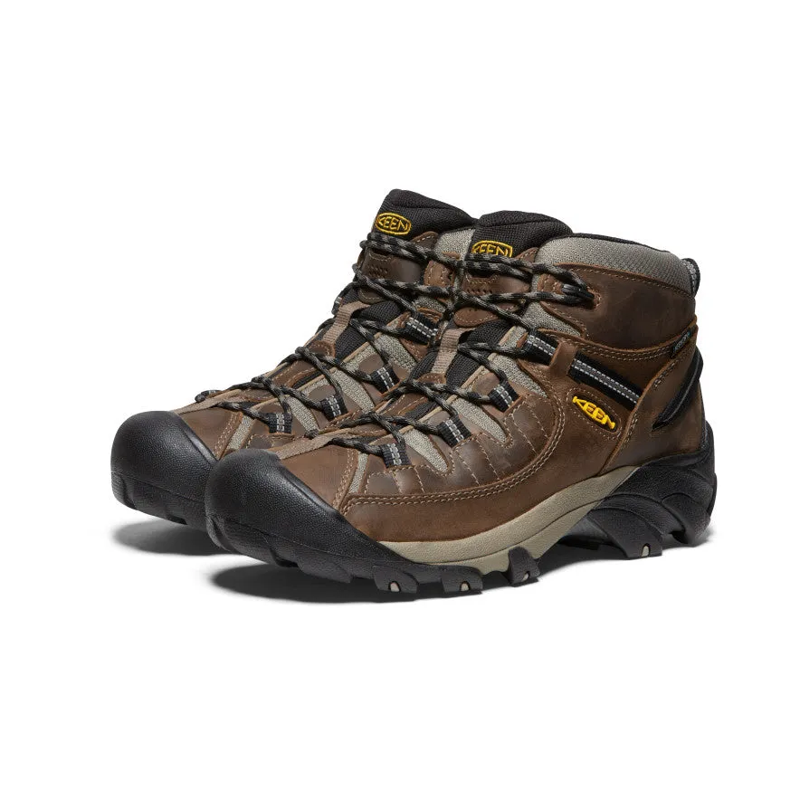 Men's Targhee II Waterproof Mid Wide  |  Shitake/Brindle KEEN