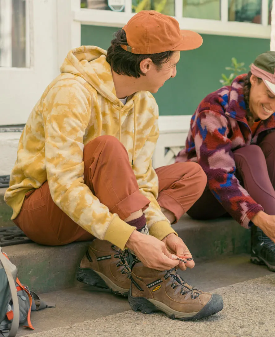 Men's Targhee II Waterproof Mid Wide  |  Shitake/Brindle KEEN