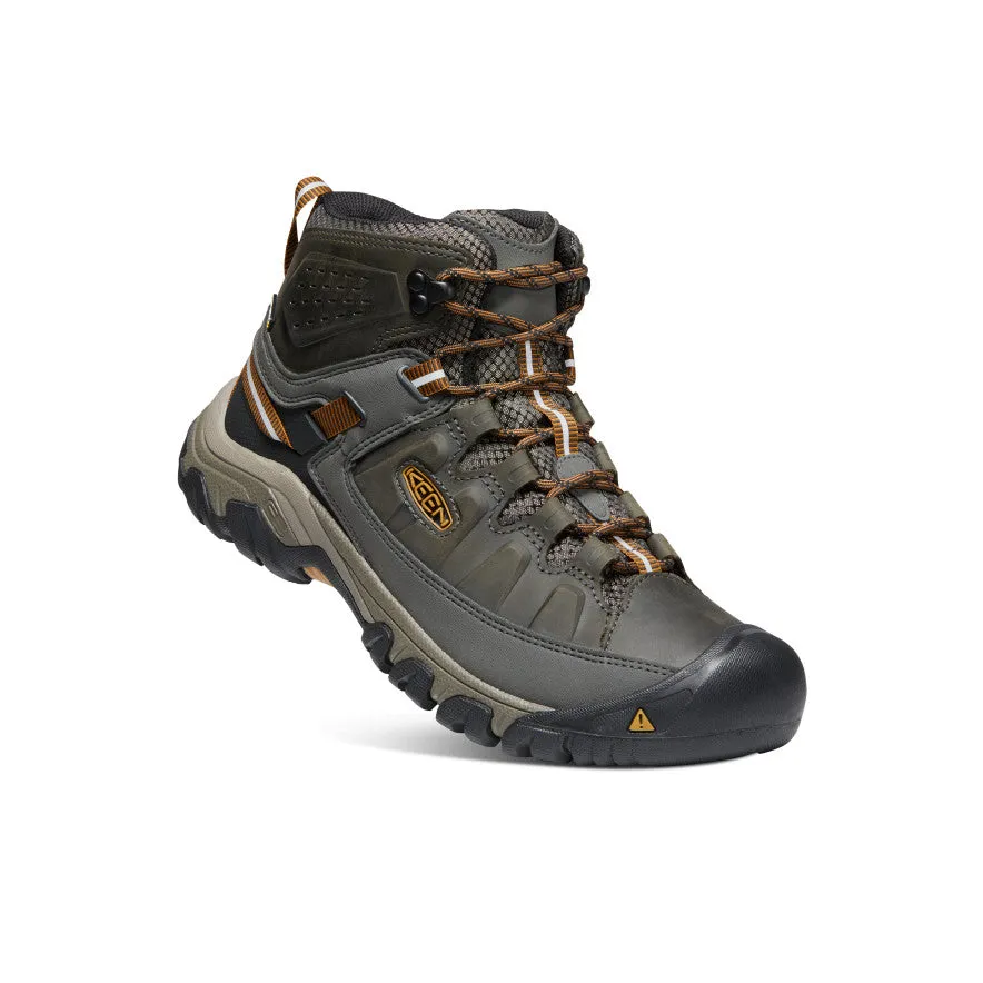 Men's Targhee III Waterproof Mid  |  Black Olive/Golden Brown KEEN