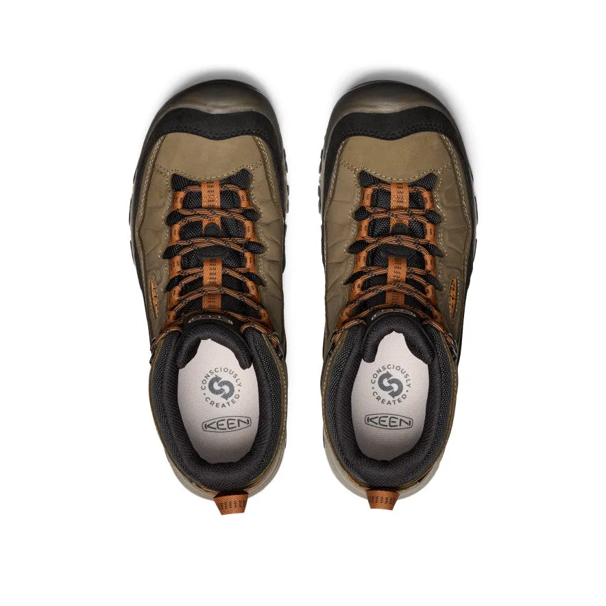 Men's Targhee IV Waterproof Hiking Boot  |  Sea Turtle/Roasted Pecan KEEN