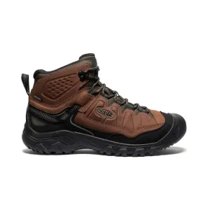 Men's Targhee IV Wide Waterproof Hiking Boot  |  Bison/Black KEEN