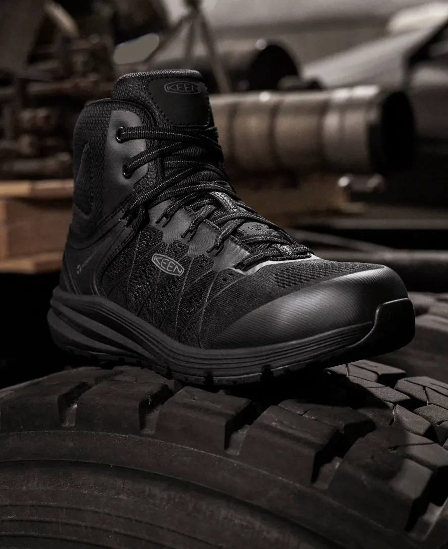 Men's Vista Energy Mid INT MET (Carbon Toe)  |  Black/Raven KEEN