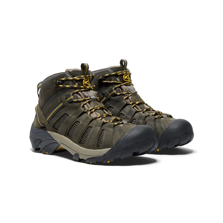 Men's Voyageur Mid  |  Raven/Tawny Olive KEEN
