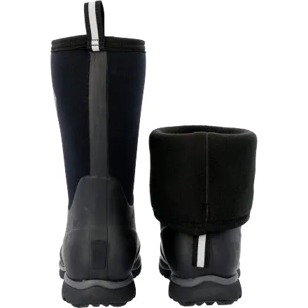 Muck Men's Arctic Excursion Mid 12" Waterproof Rubber Work Boot- Black - AEP-000