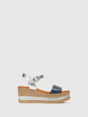 Multicolor Buckle Sandals