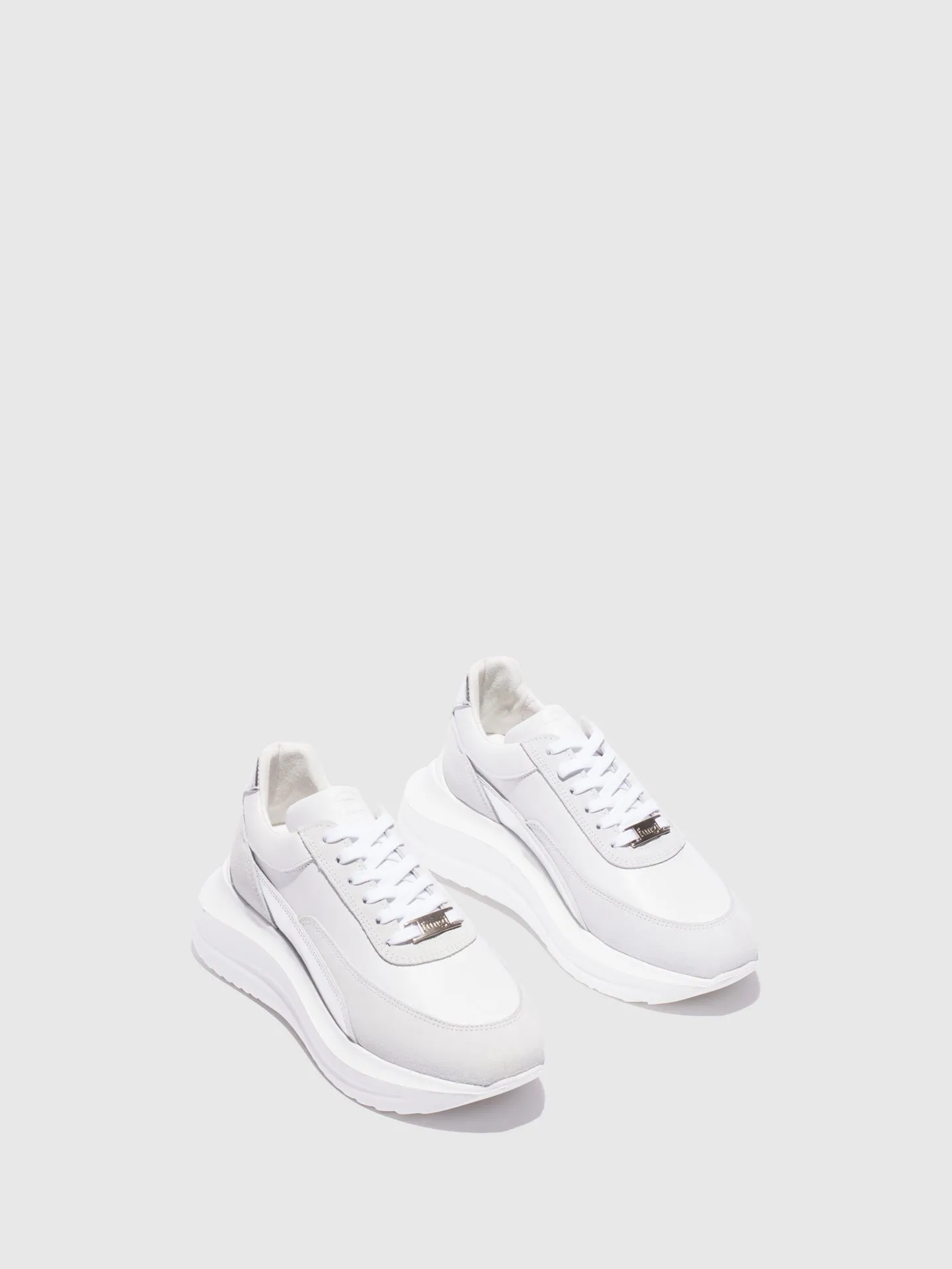 Multicolor Lace-up Trainers