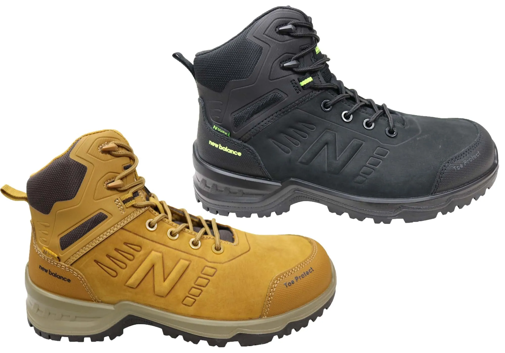 New Balance Contour Mens Leather Composite Toe 2E Wide Work Boots