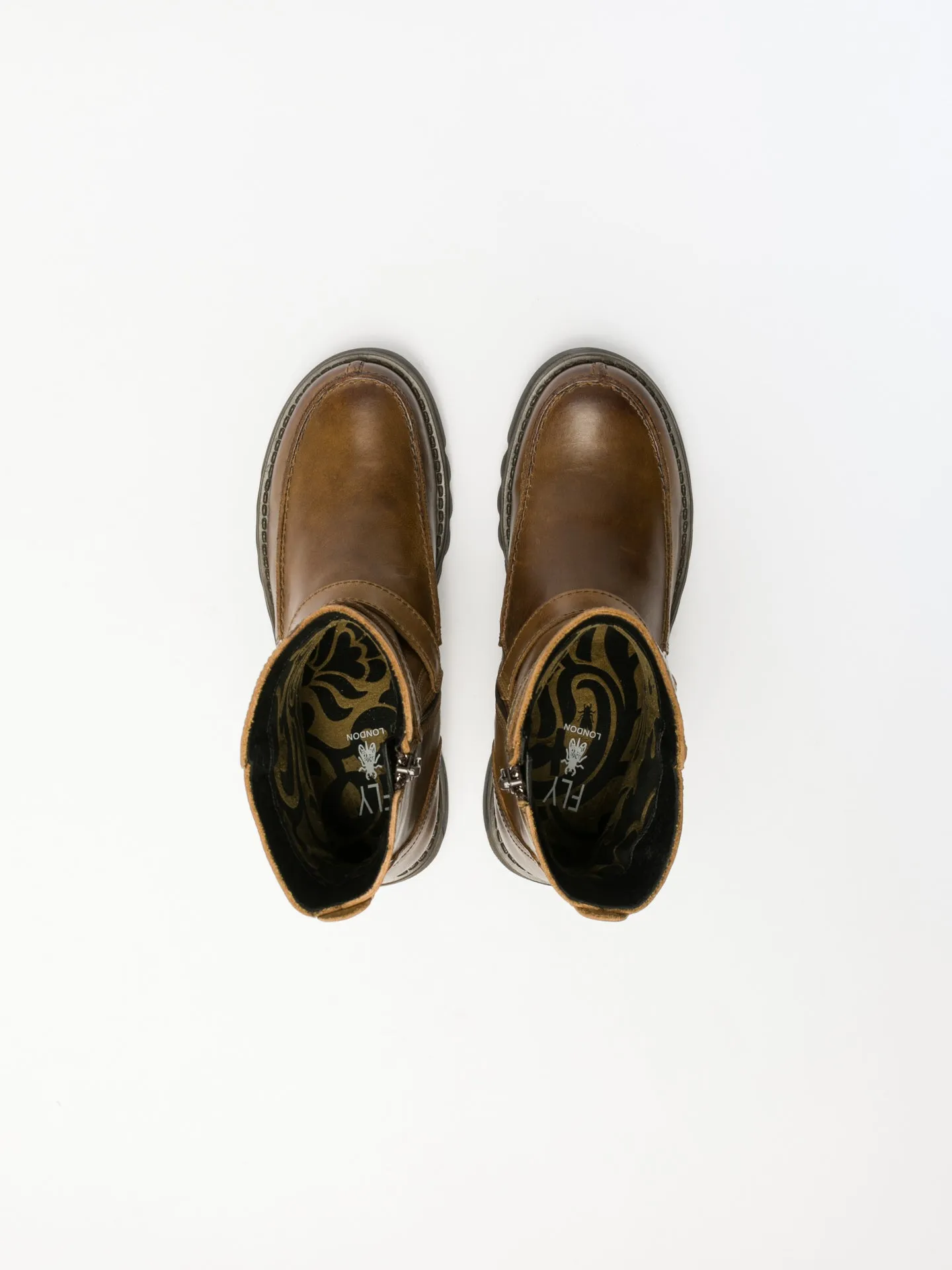 Peru Zip Up Ankle Boots