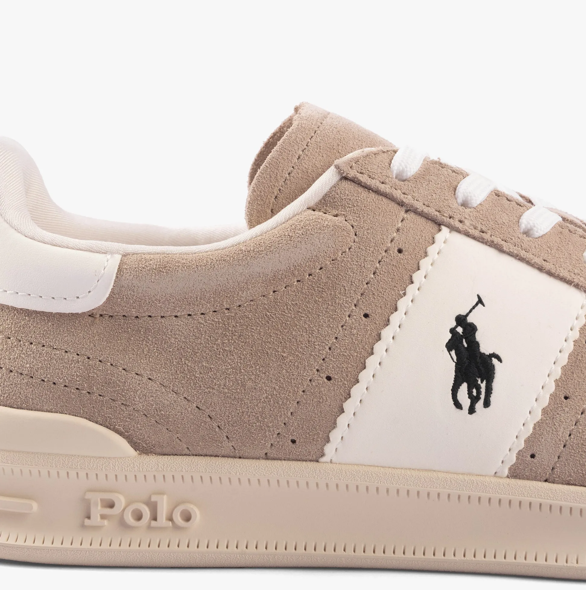 Polo Ralph Lauren HRT AERA Mens Trainers Milkshake/Deckwash White