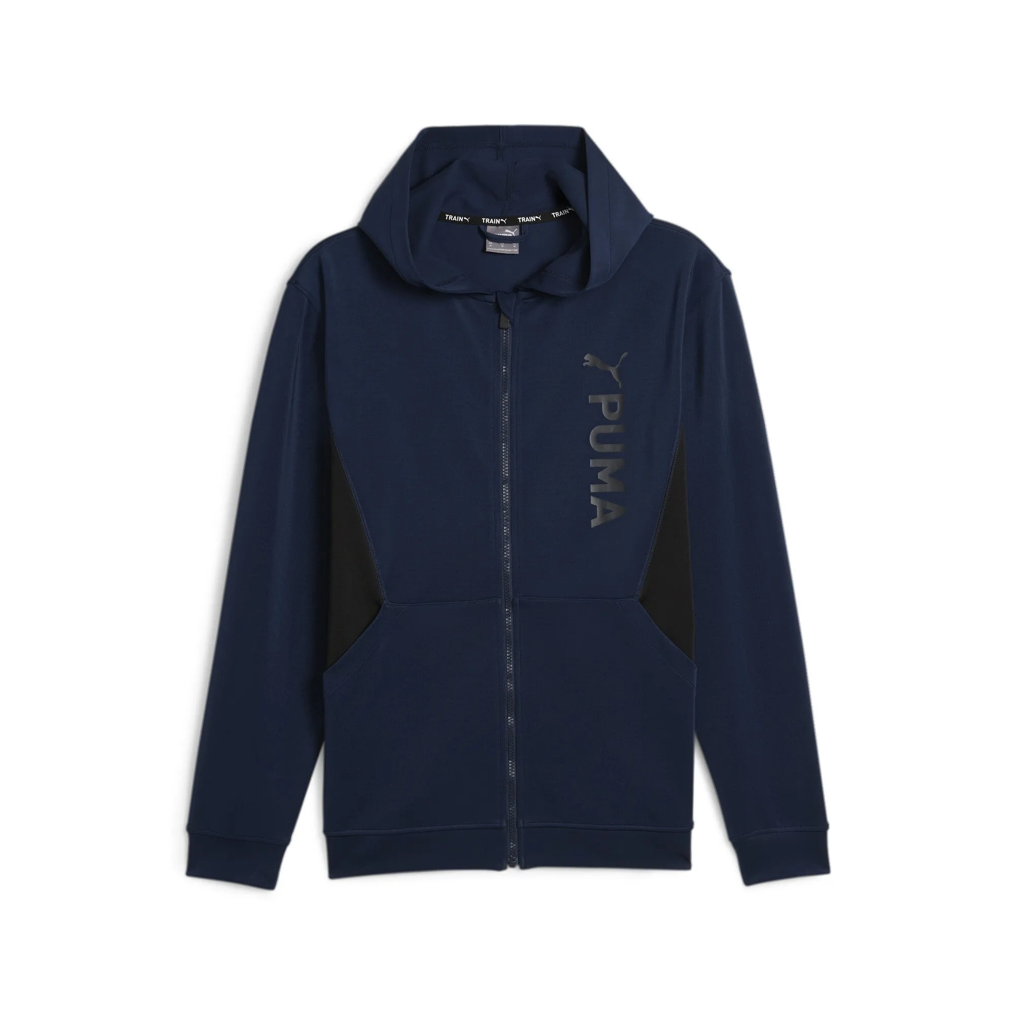 PUMA Men's Fit Double Knit Full-Zip Hoodie